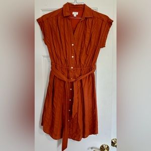 J Crew button down dress like new XXS
